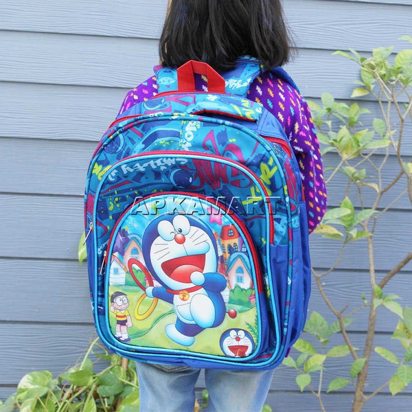 Doraemon Cartoon Cute Shoulder bag Schoolbag Boys and Girls Campus Student  Backpack Large Capacity Travel Handbag